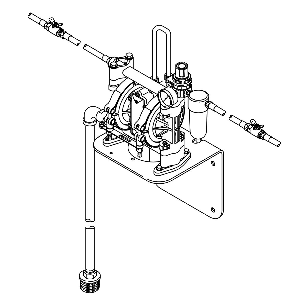 GRACO固瑞克气动隔膜泵Husky 1050产品编号: 244679