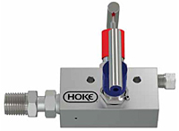 HOKE远程安装 2 阀歧管（带 1/2” Integral GA 适配器），型号 HM82GAM8