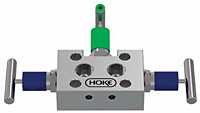HOKE直接安装 3 阀歧管，型号 HM8312