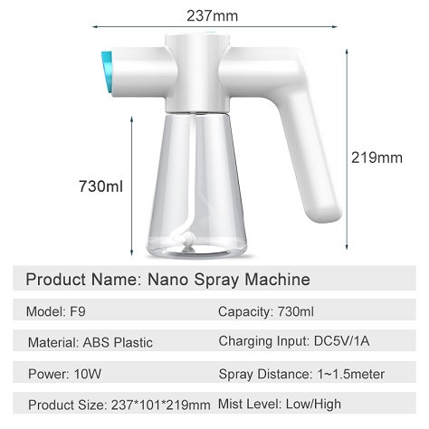 Nano Mister Sprayer（F9 White）