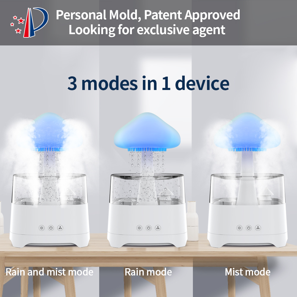 Rain Cloud Humidifier with Bluetooth Speaker （CH08 Pro）