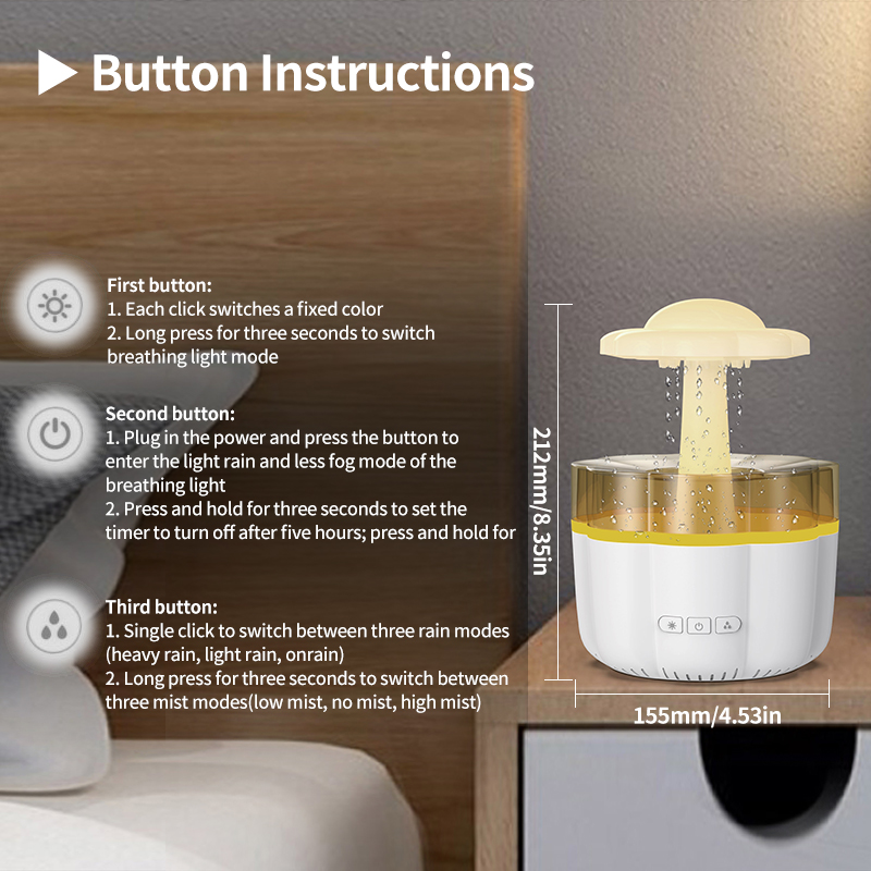 Fountain Design Water Drop Air Humidifier（FH06）