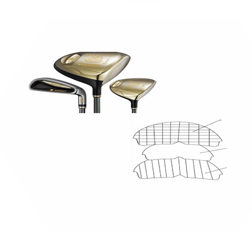 Sports equipment (composite molding) 