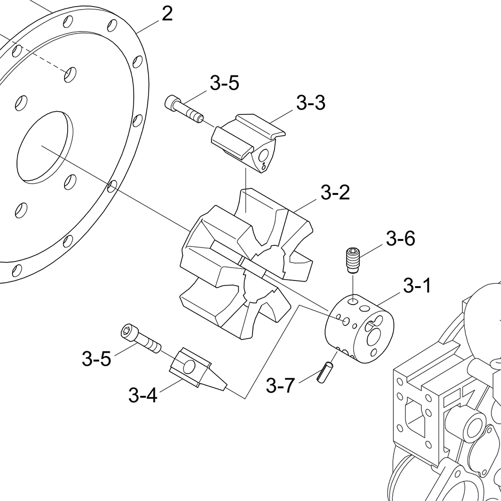 11E9-15091 11E9-15092 11E9-15101 11E9-15102 11E9-15111 11E9-15112 240H PUMP MOUNTING ELEMENT INSERT-A INSERT-R FOR HYUNDAI  R290 R300 R305 R320 R340 R360 R370LC-7 -9