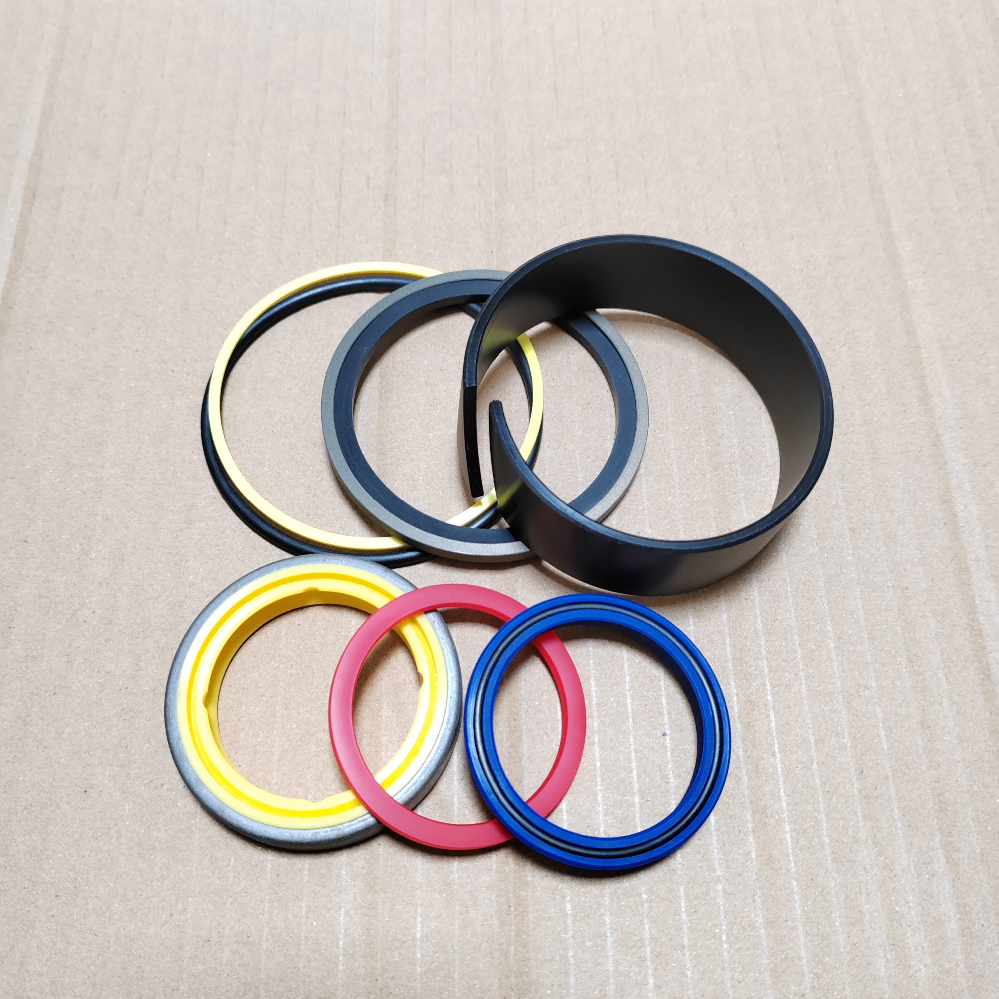 246-5926 LOADER TILT HYDRAULIC CYLINDER SEAL SERVICE KIT FOR CATERPILLAR 416B 416C 416D 424D 428BCD 12H 12M 2 140H 140M 143H 160H 160K 160M