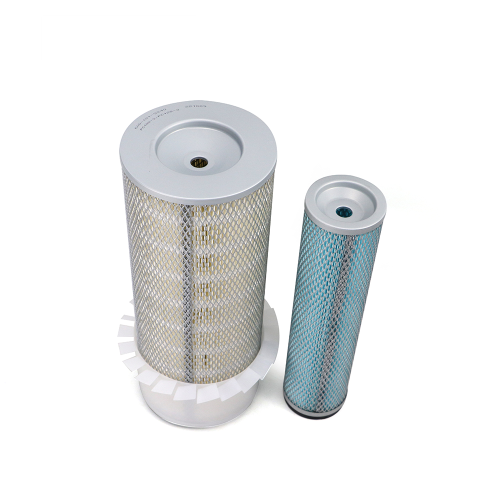 KNH 0136 KNH 0137 Excavator filter Air filter use for SUMITOMO SH120 SH135U‐2 