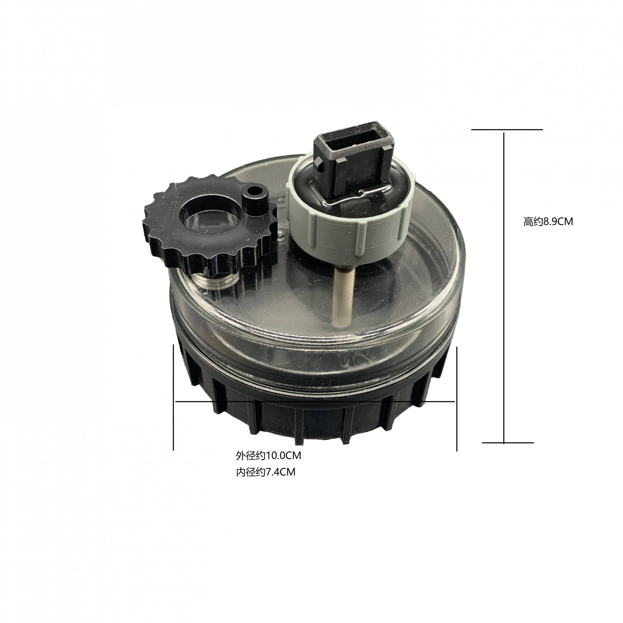 310-5912 2656f853 Fuel Filter/Water Separator Cup Glass Bowl