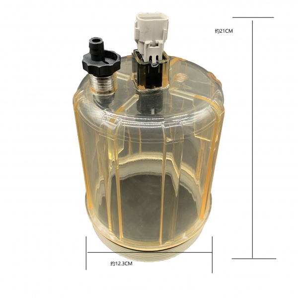 8-98092482-1b3 CYH52Y4 Fuel Filter/Water Separator Cup Glass Bowl 