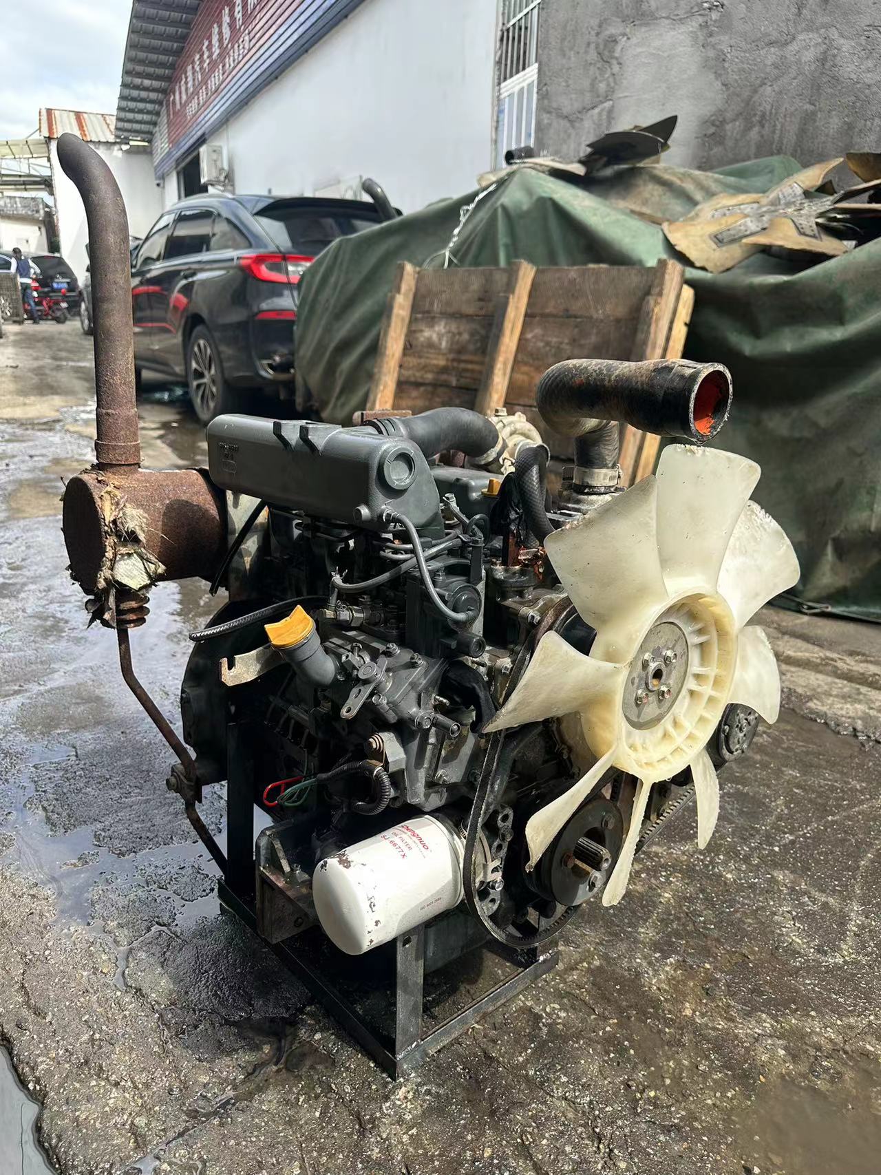  Komatsu S4D87E-1 Diesel Engine Renovation Adaptation Komatsu Excavator PC56-7 