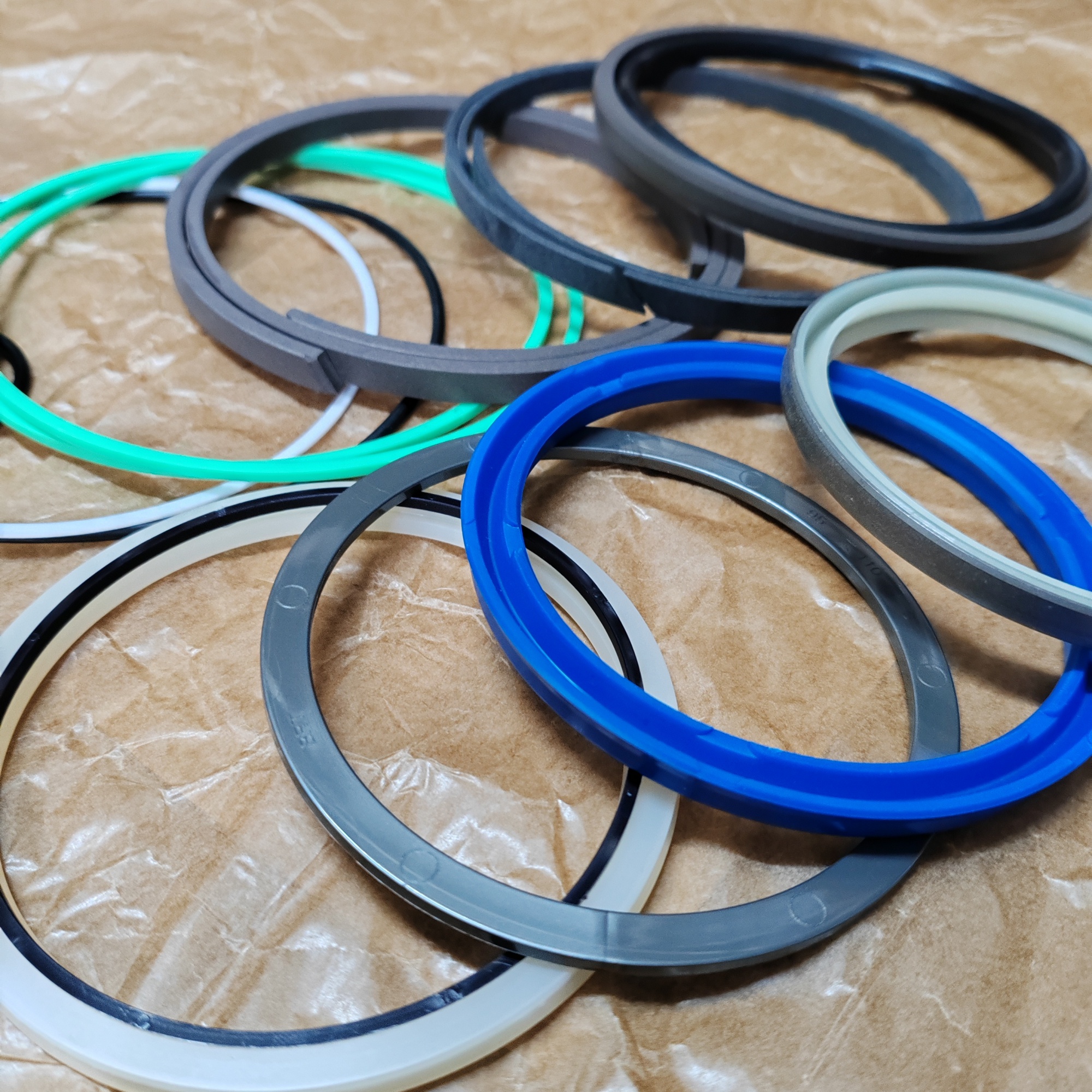 YX01V00005R100 BUCKET CYLINDER PISTON ROD SEAL KIT for KOBELCO SK135SR, SK135SR-1E, SK200LC-6ES