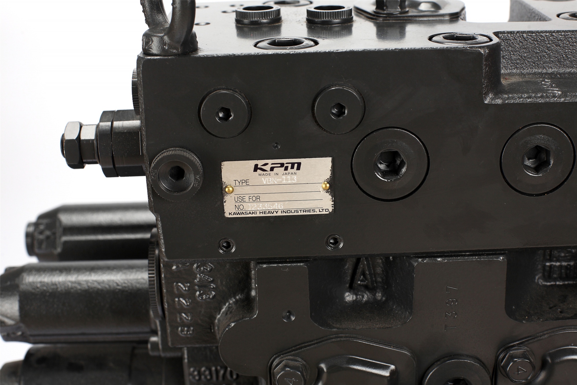 Excavator Spare Parts KPM KMX15RA/B45019B Hydraulic main control valve
