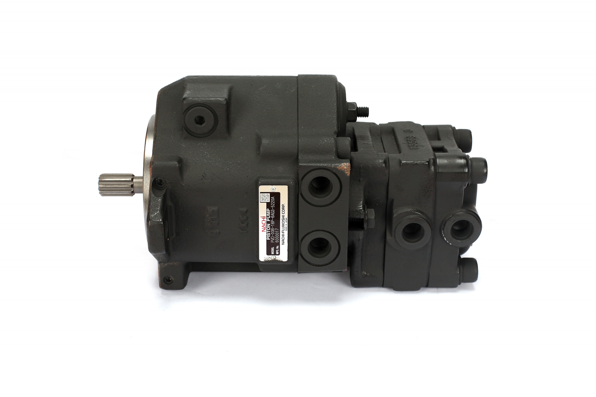 Excavator Spare Parts NACHI PVD-00B-16P-6AG3-5220A Hydraulic Piston Main Pump for CAT15