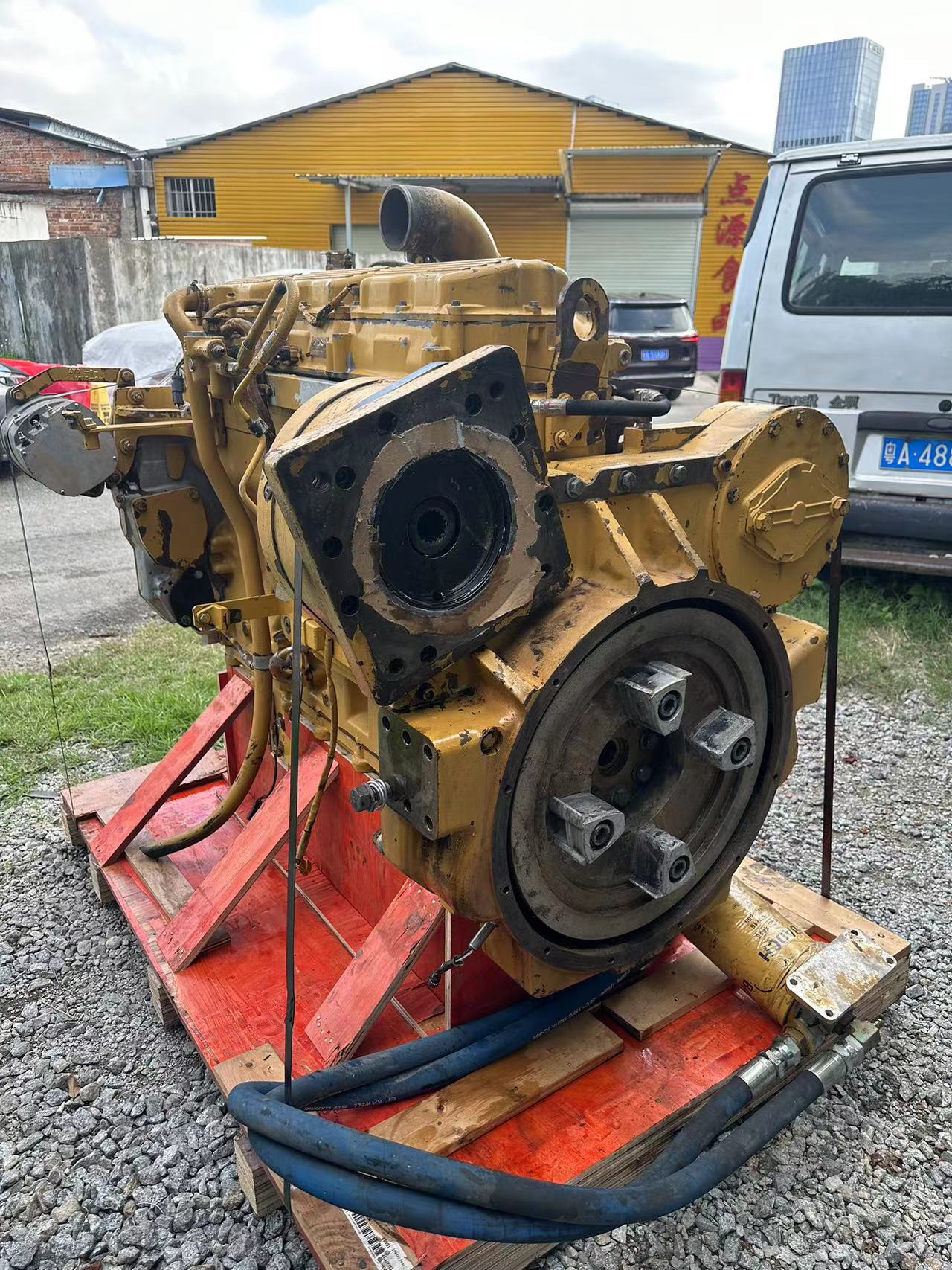 THE USED ENGINE 3116 FOR 3196