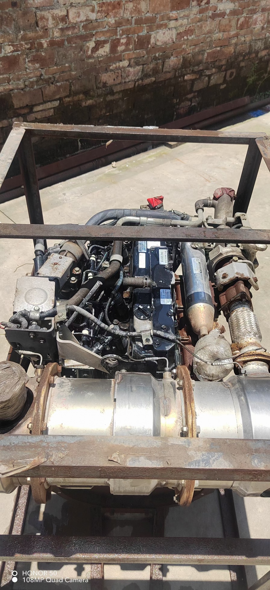 THE USED ENGINE D04EG FOR SK140-10