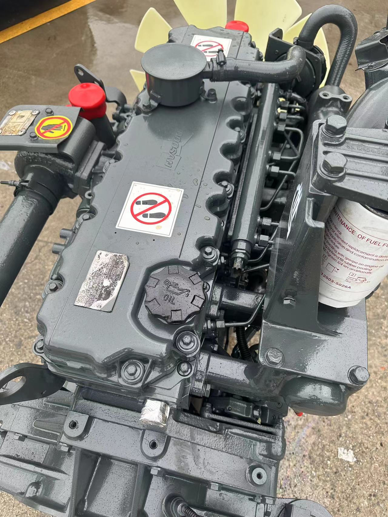 THE USED ENGINE DL06 FOR DX225-9