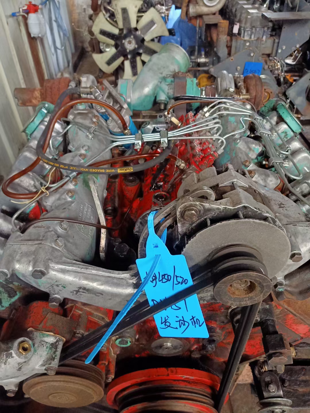THE USED ENGINE H07C FOR EX220-5