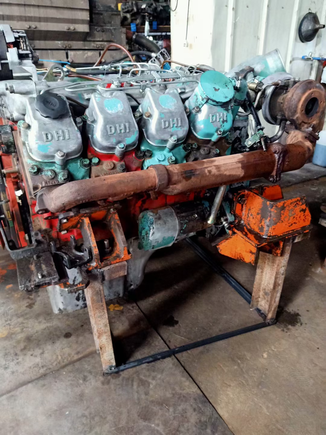 THE USED ENGINE H07C FOR EX220-5