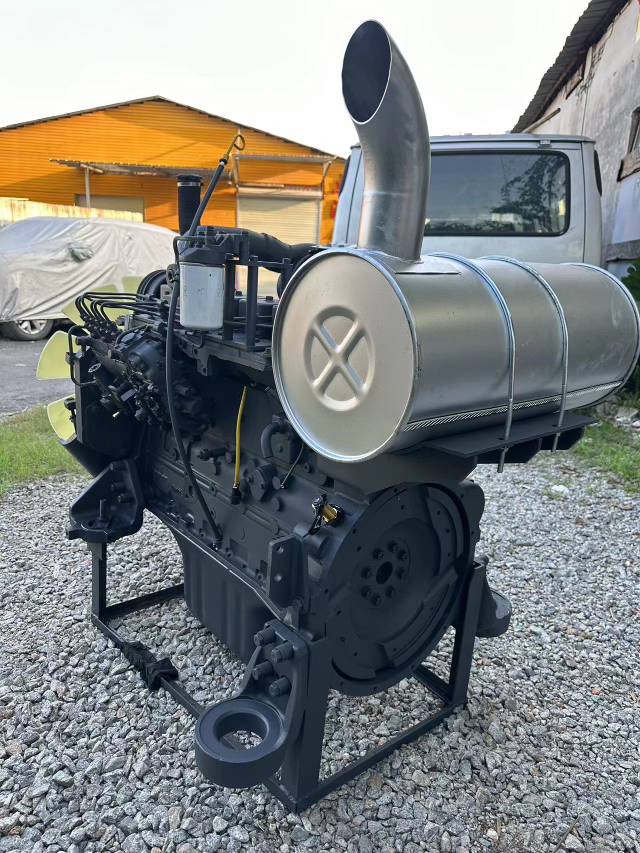 THE USED ENGINE FOR KOMATSU PC200-6 6D102