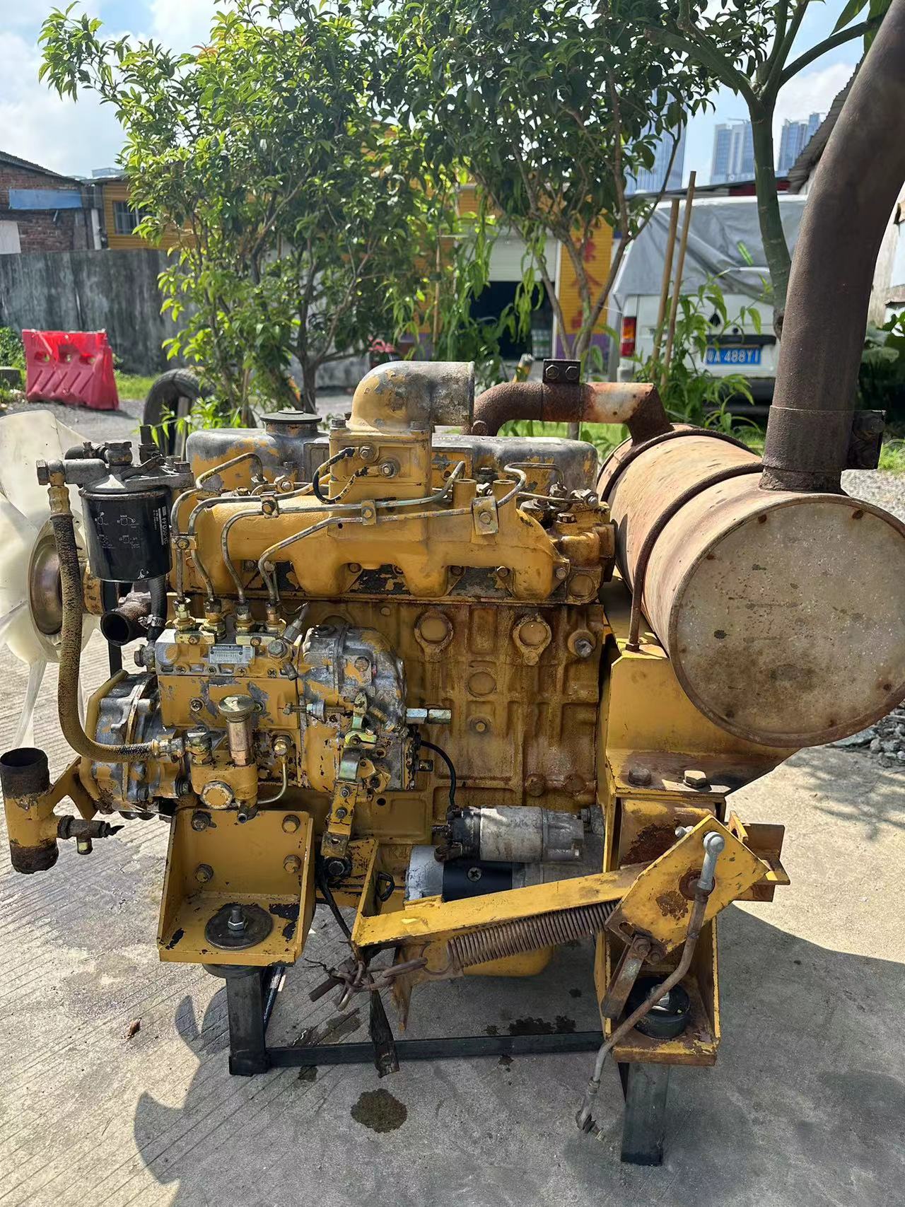 THE USED ENGINE FOR SAA6D140E-2 PC650