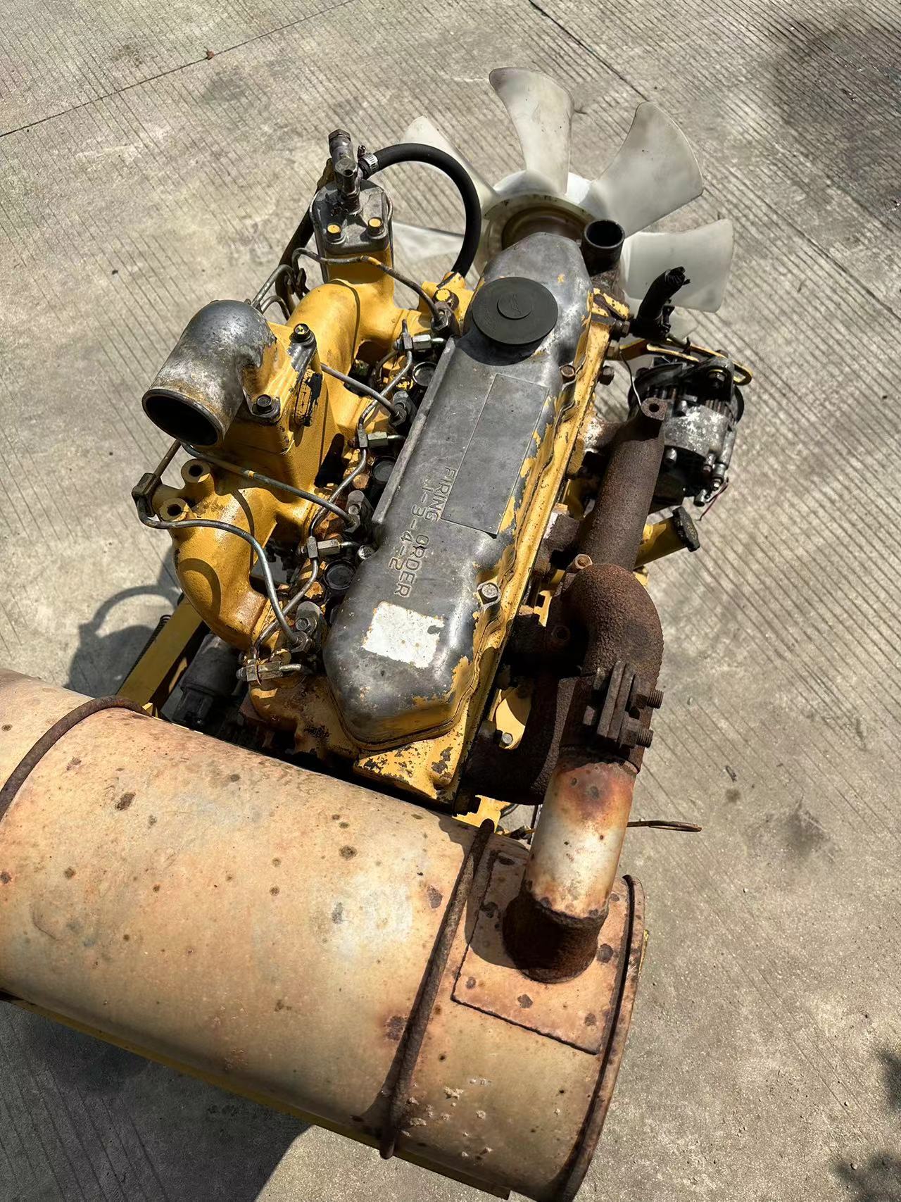 THE USED ENGINE FOR SAA6D140E-2 PC650