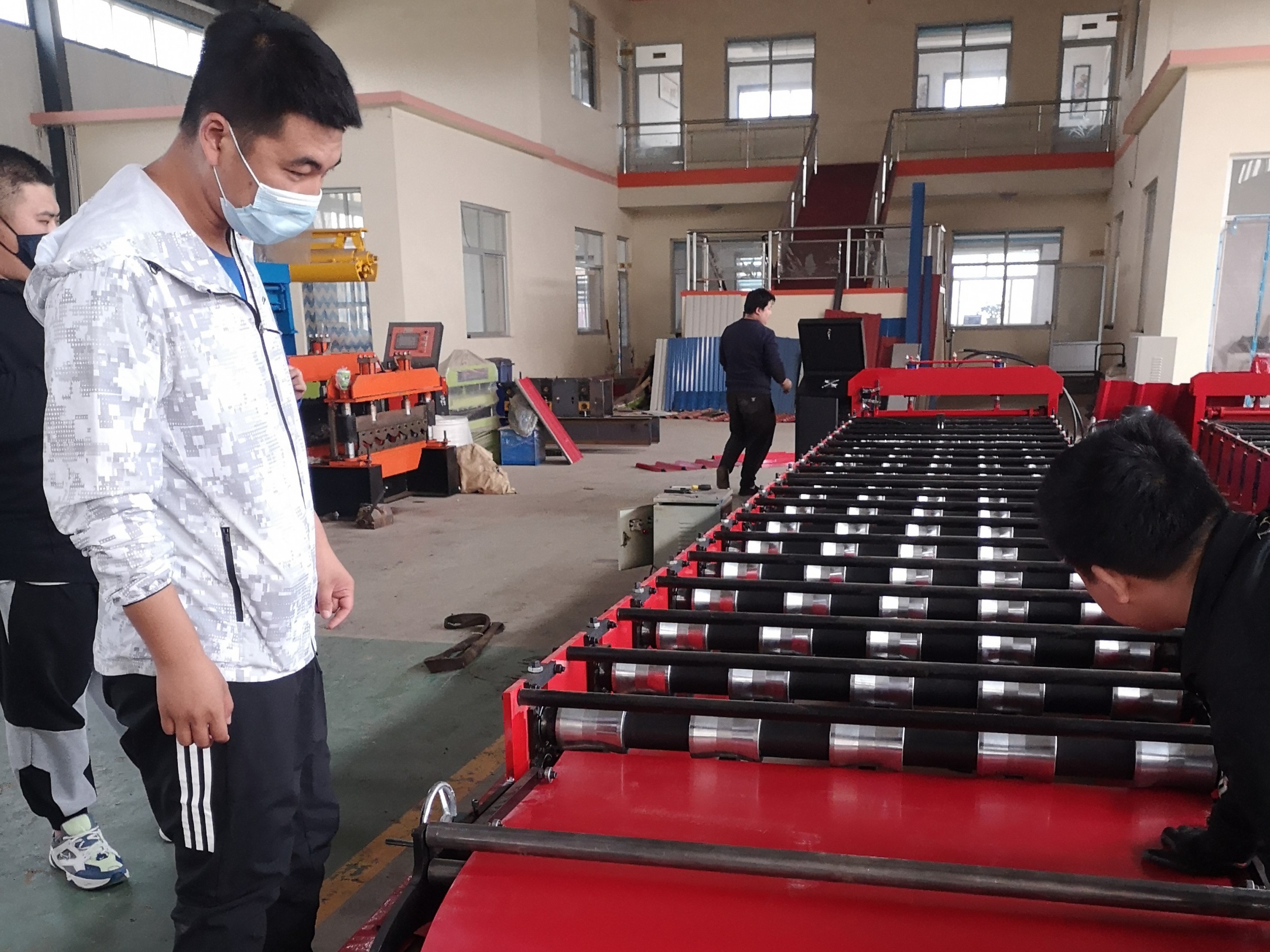 In April 2020, Thailand customers come to the factory for inspection