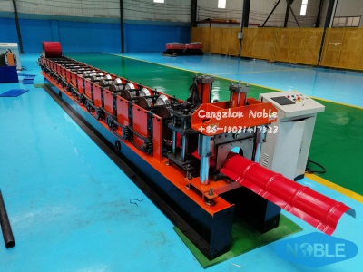 Steel Ridge Cap Forming Machine