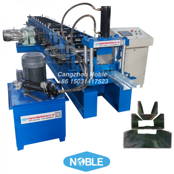 Steel C U Shape Purline Roll Forming Machine