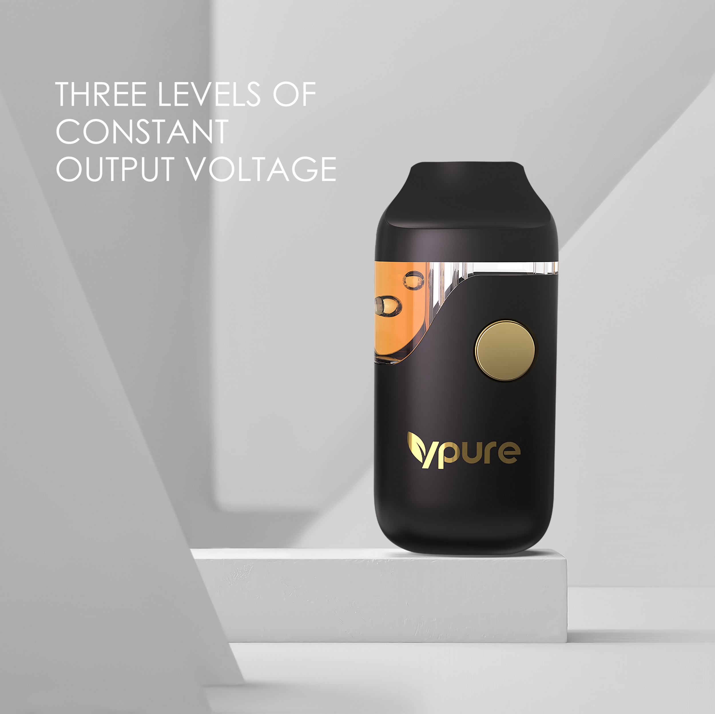 VPURE AF64 1ml/2ml 1g/2g empty disposable vape pen for CBD, Live resin, Live rosin and THC oil