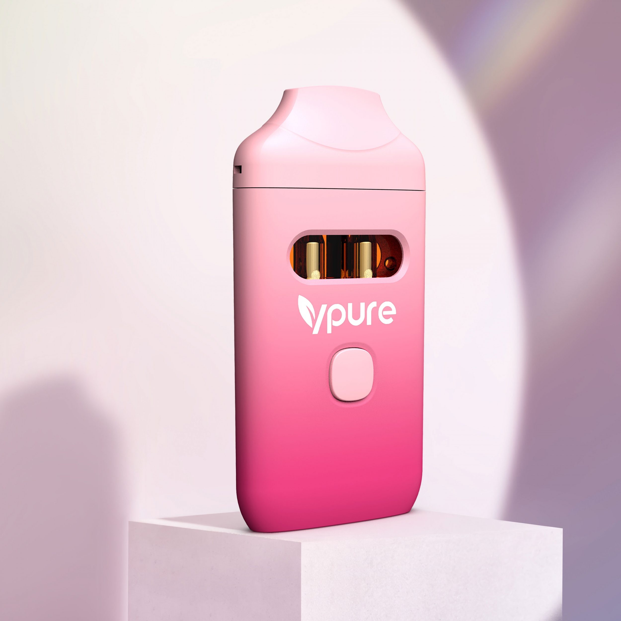 Vpure 0.5+0.5ml/+1ml/2+2ml 1g/2g/4g dual chamber empty disposable vape pen for CBD, THC, live resin and distillate