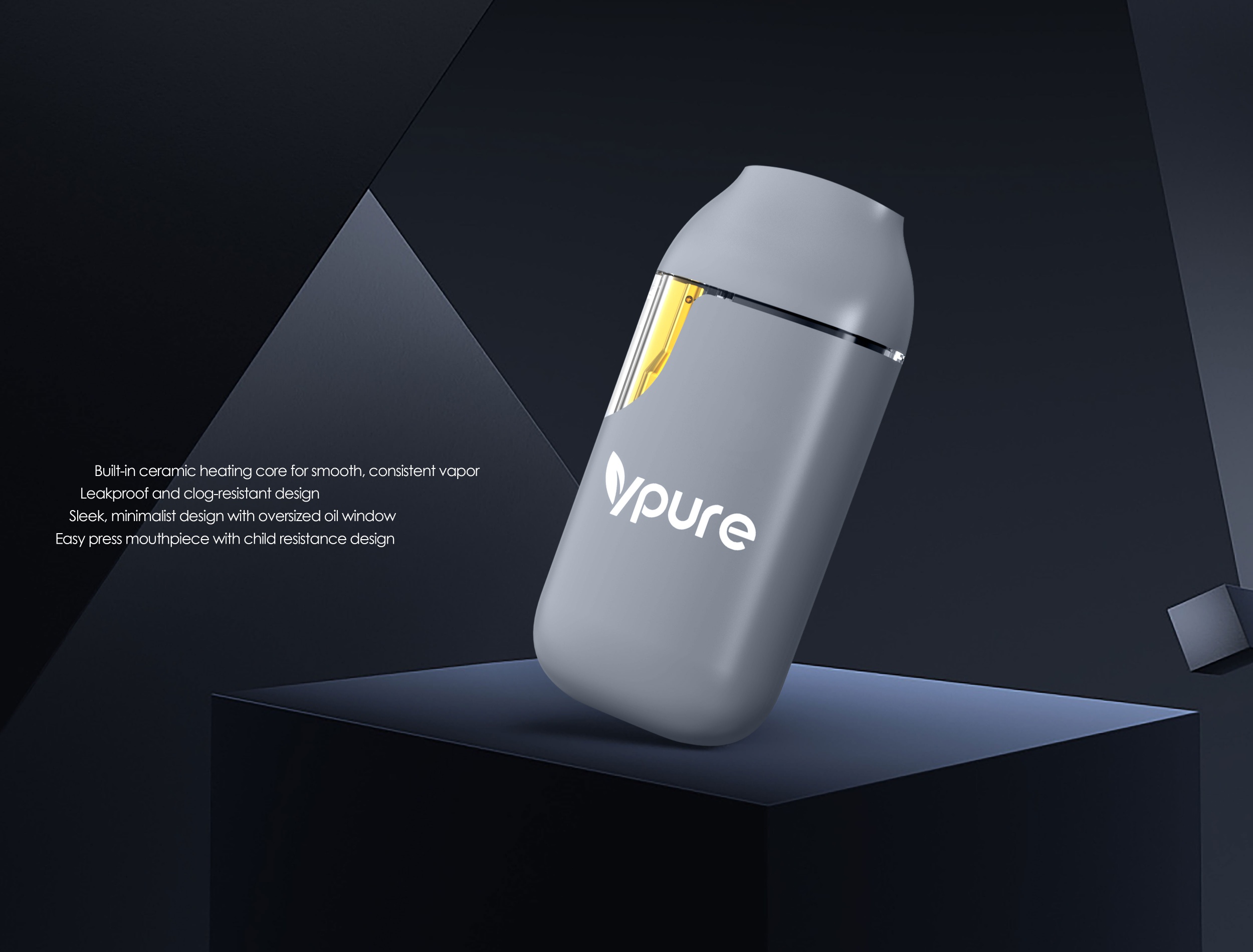 VPURE AF66D 1ml/2ml 1g/2g empty disposable vape pen