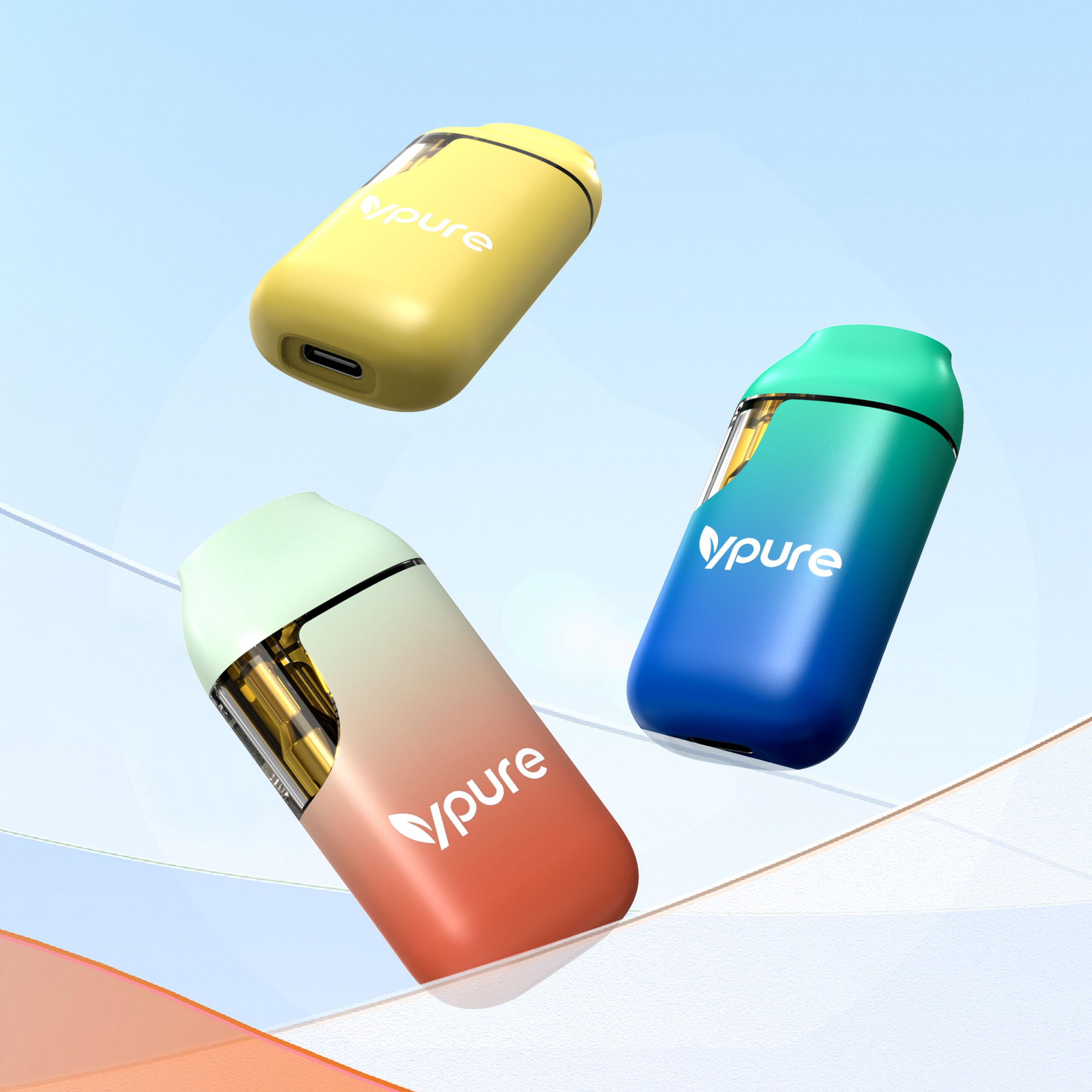 VPURE AF66D 1ml/2ml 1g/2g empty disposable vape pen
