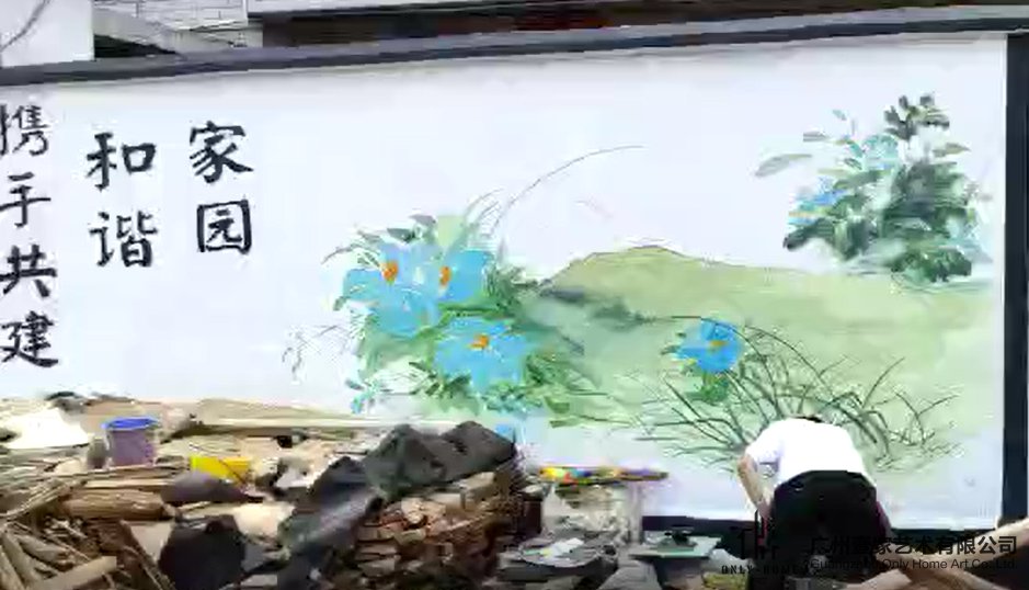 怎样彩绘让乡村文化墙成为一道风景?