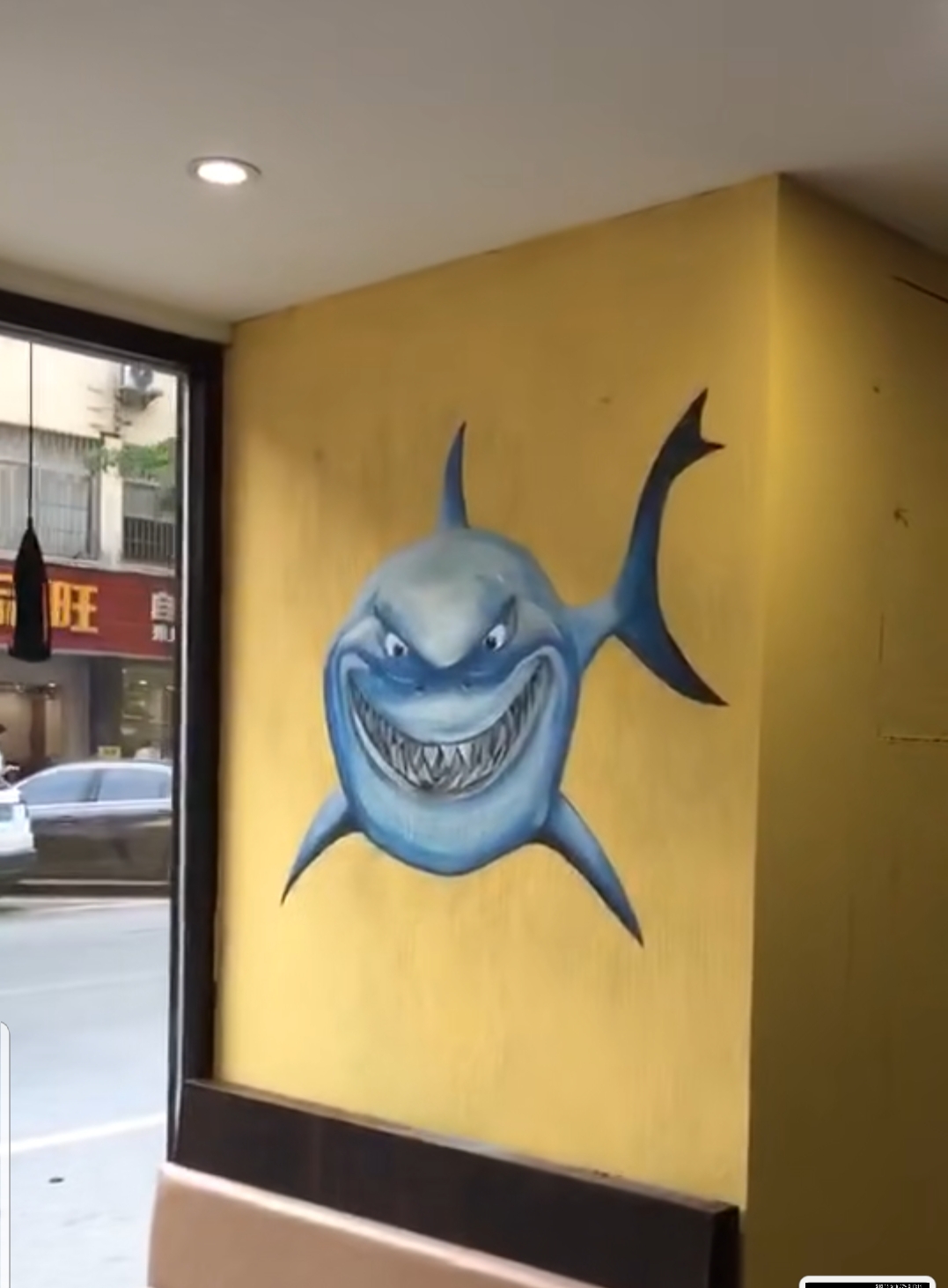 广州海鲜餐厅店墙绘 餐厅墙绘