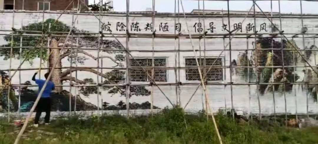 茂名市桓桥柑村文化墙 新农村建设文化墙