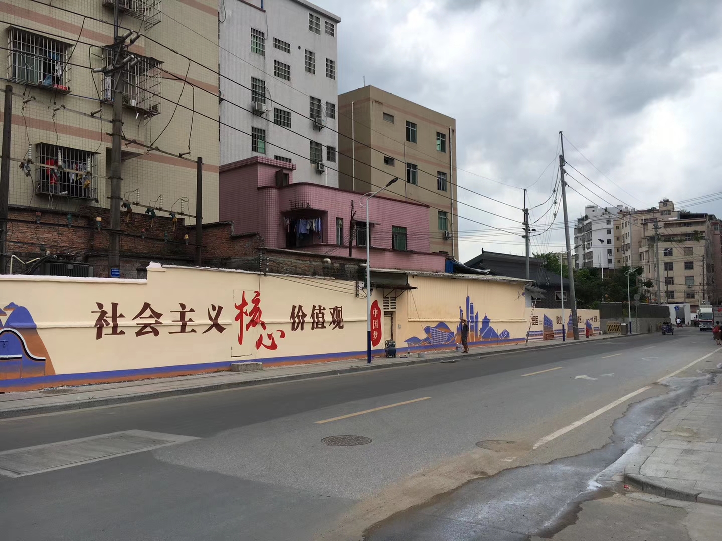 广州白云区城市建设文化墙 社区文化墙