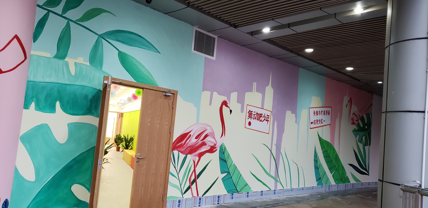 学校幼儿园墙绘涂鸦