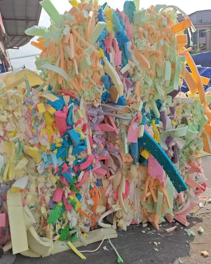 Foam scrap-leftover polyurethane (PU)