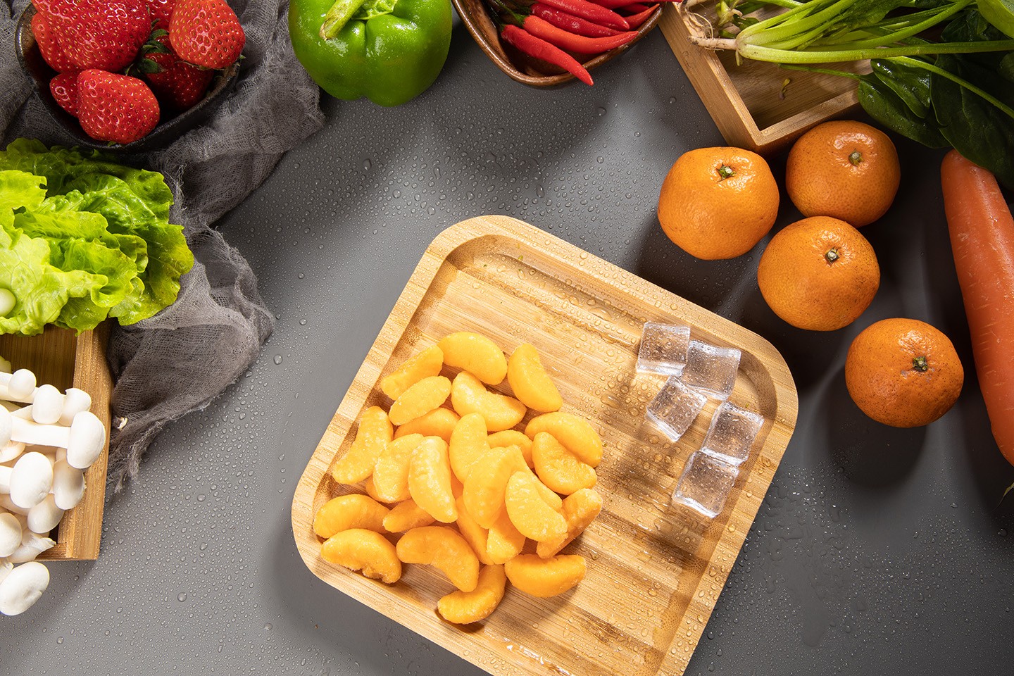 Orange petal - Freeze dried orange petals