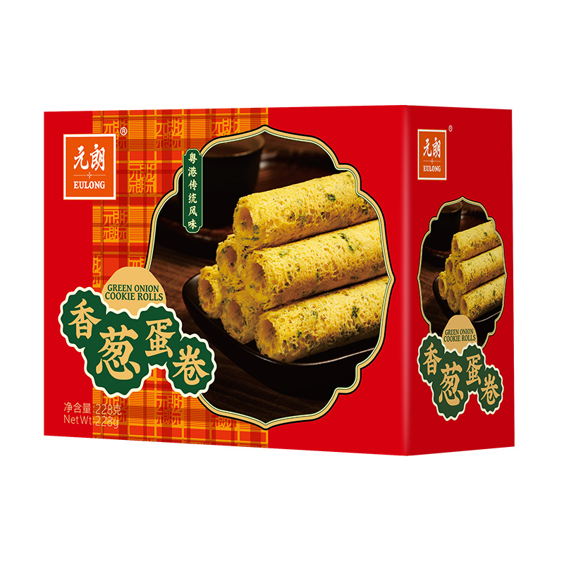 元朗香葱蛋卷228g