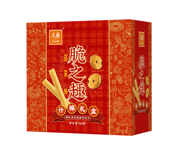 元朗脆之趣什锦蛋卷礼盒500g