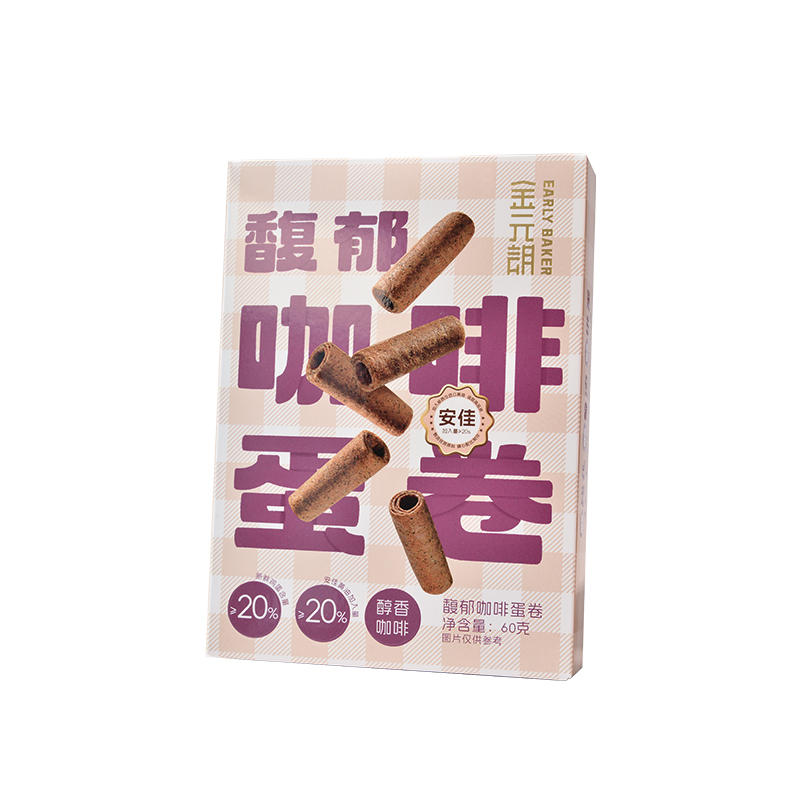 金元朗馥郁咖啡蛋卷60g
