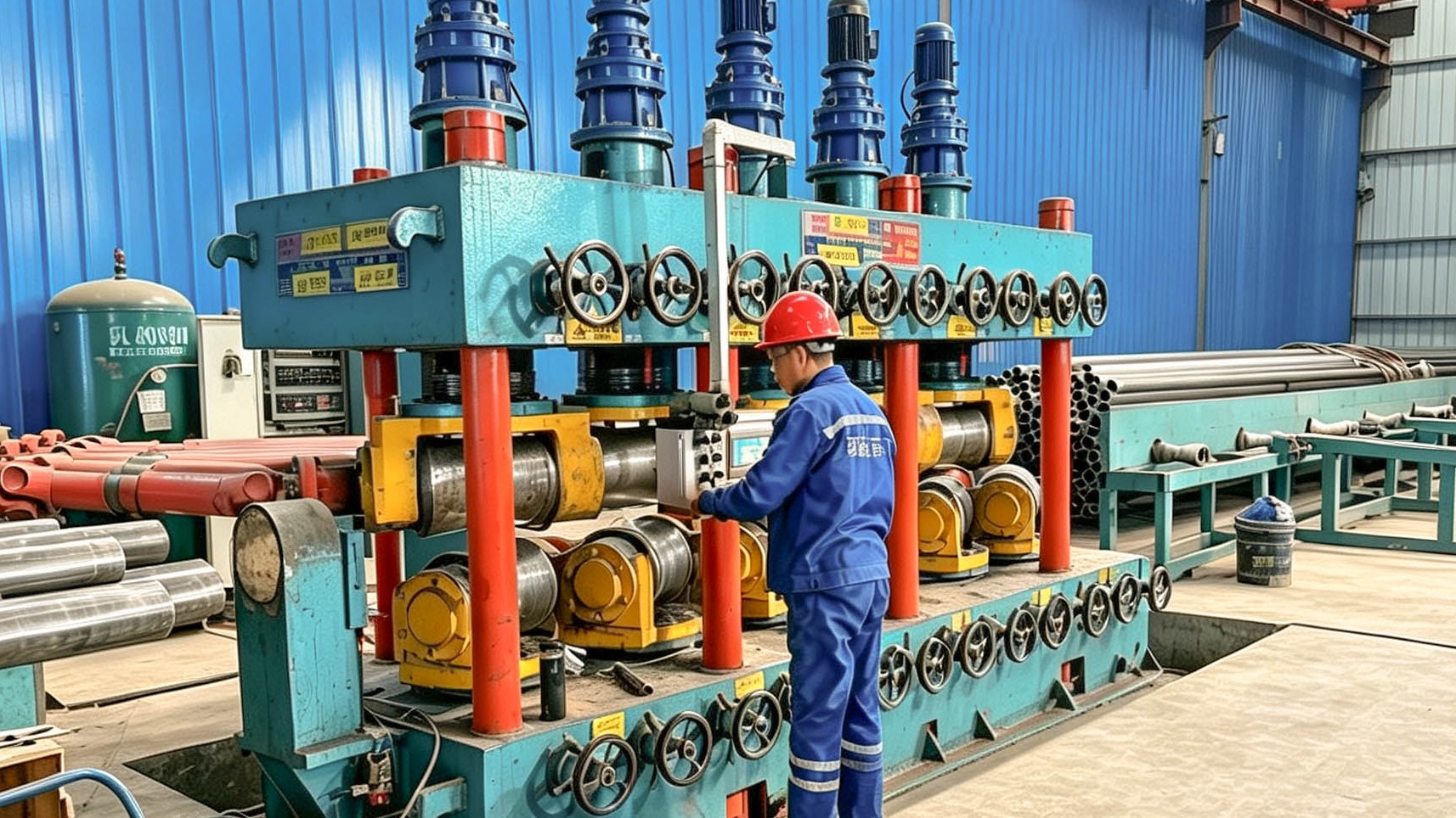 Steel pipe straightening machine: a precision equipment for correcting the straightness of pipes