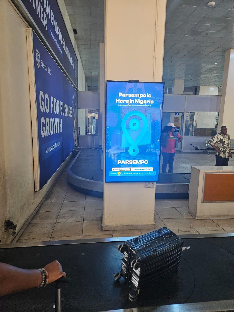 More good news from Africa! Our digital signage has officially gone live at an airport in Nigeria ✈️