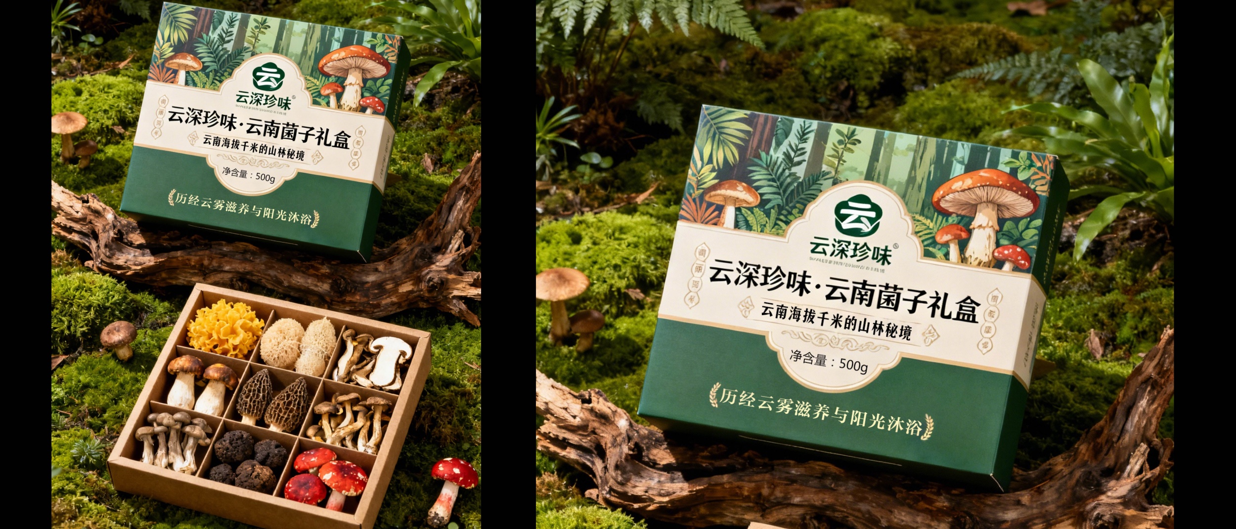 蘑菇包装设计