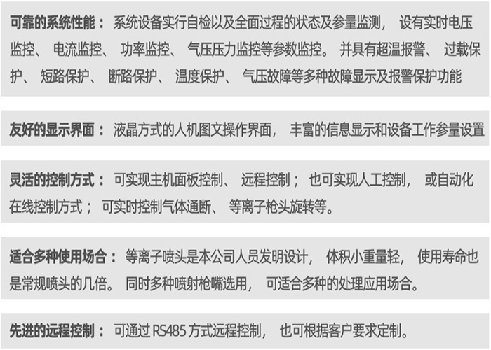 “旋转等离子处理/