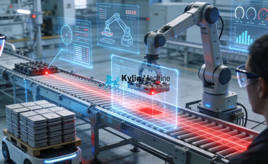 An image of a business owner planning their automation strategy