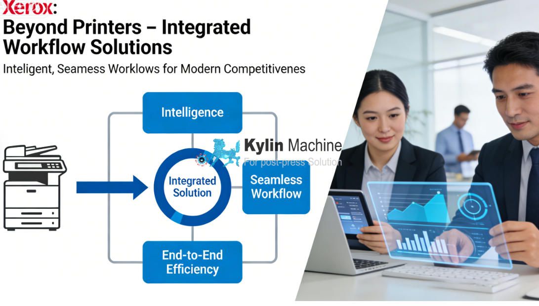 A diagram showing an integrated workflow from design to finished product
