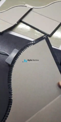 Irregular cover machine