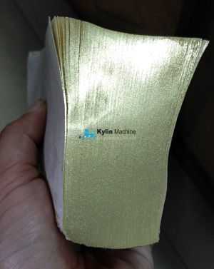 Bible book edge gilding machine