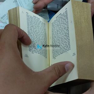 Bible book edge gilding machine